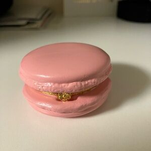 Two’s Company Pink Macaron Jewelry/Pill Box